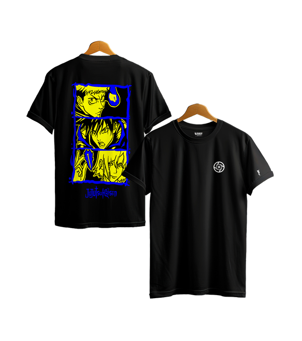 Camisa Jujutsu Kaisen Trio Protagonistas