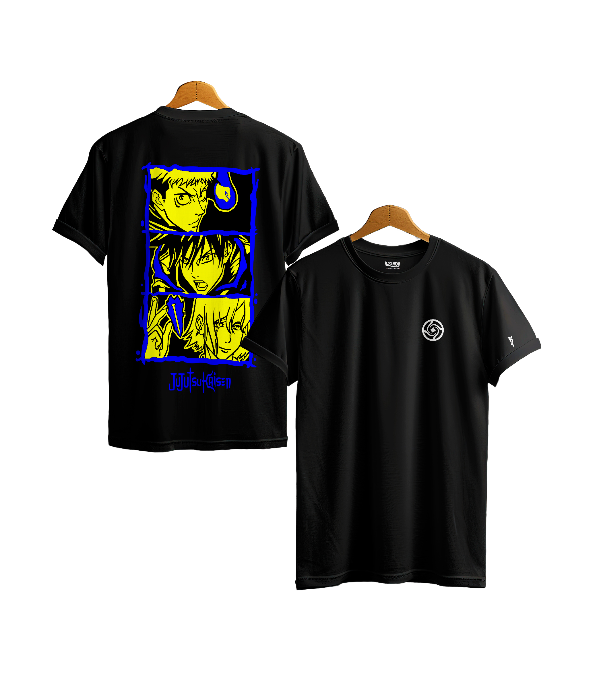 Camisa Jujutsu Kaisen Trio Protagonistas